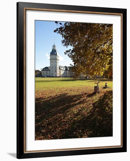 Palace and Gardens, Karlsruhe, Baden-Wurttemberg, Germany, Europe-Hans Peter Merten-Framed Photographic Print