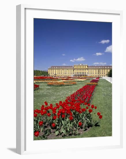 Palace and Gardens, Schonbrunn, Unesco World Heritage Site, Vienna, Austria-Peter Scholey-Framed Photographic Print