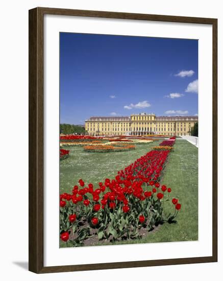 Palace and Gardens, Schonbrunn, Unesco World Heritage Site, Vienna, Austria-Peter Scholey-Framed Photographic Print