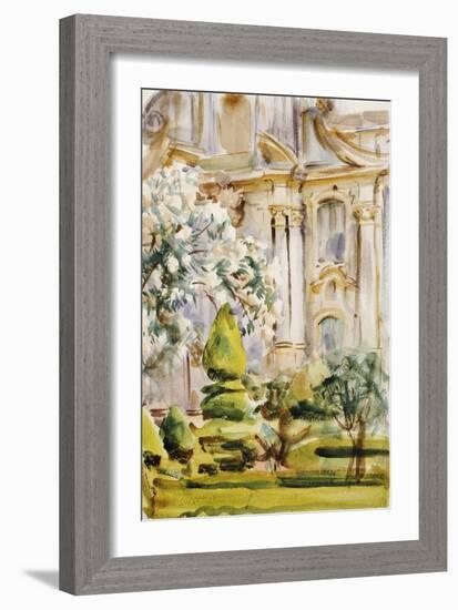 Palace and Gardens, Spain, 1912-John Singer Sargent-Framed Giclee Print