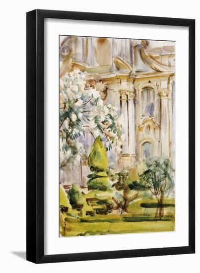 Palace and Gardens, Spain, 1912-John Singer Sargent-Framed Giclee Print