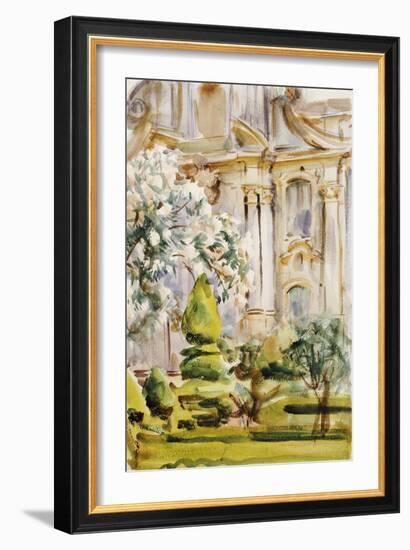 Palace and Gardens, Spain, 1912-John Singer Sargent-Framed Giclee Print