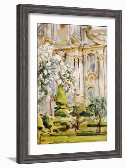 Palace and Gardens, Spain, 1912-John Singer Sargent-Framed Giclee Print