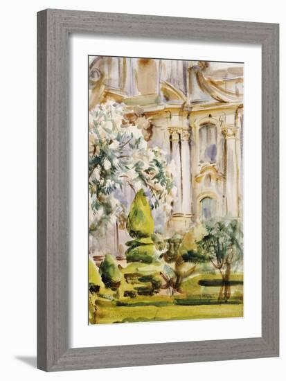 Palace and Gardens, Spain, 1912-John Singer Sargent-Framed Giclee Print