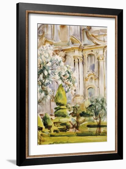 Palace and Gardens, Spain, 1912-John Singer Sargent-Framed Giclee Print