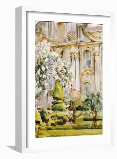 Palace and Gardens, Spain, 1912-John Singer Sargent-Framed Giclee Print