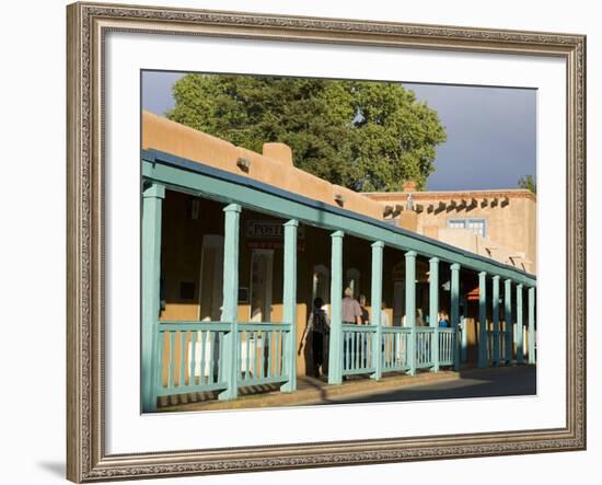 Palace Avenue, Santa Fe, New Mexico, United States of America, North America-Richard Cummins-Framed Photographic Print