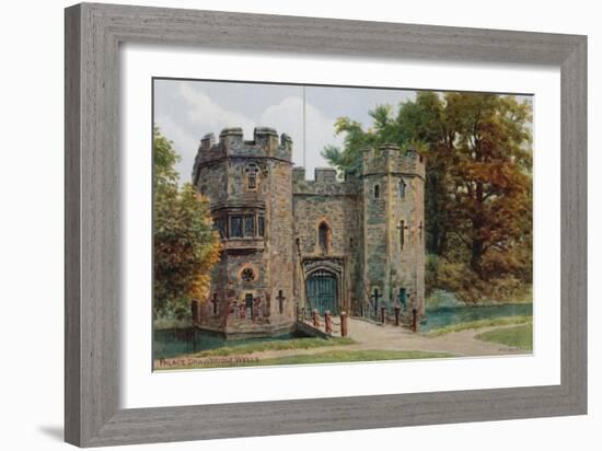 Palace Drawbridge, Wells-Alfred Robert Quinton-Framed Giclee Print