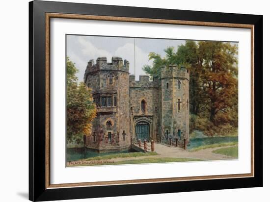 Palace Drawbridge, Wells-Alfred Robert Quinton-Framed Giclee Print