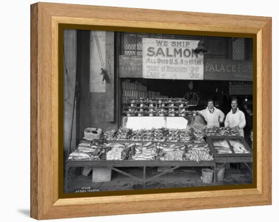 Palace Fish Market, Seattle, 1925-Asahel Curtis-Framed Premier Image Canvas