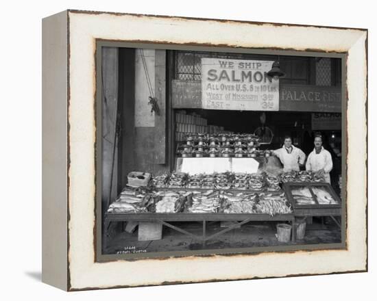 Palace Fish Market, Seattle, 1925-Asahel Curtis-Framed Premier Image Canvas