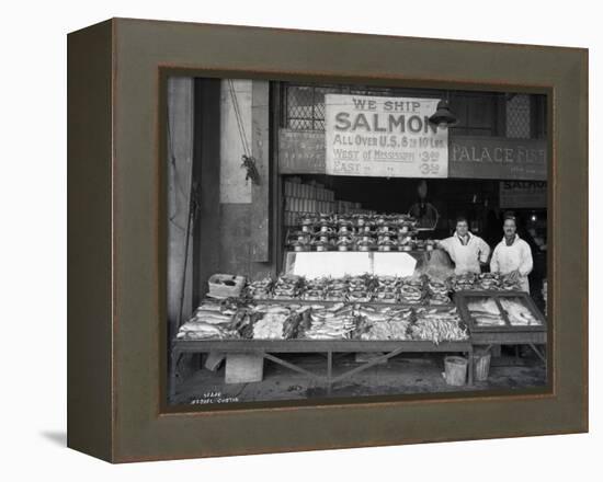 Palace Fish Market, Seattle, 1925-Asahel Curtis-Framed Premier Image Canvas