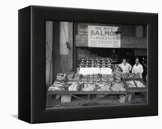 Palace Fish Market, Seattle, 1925-Asahel Curtis-Framed Premier Image Canvas