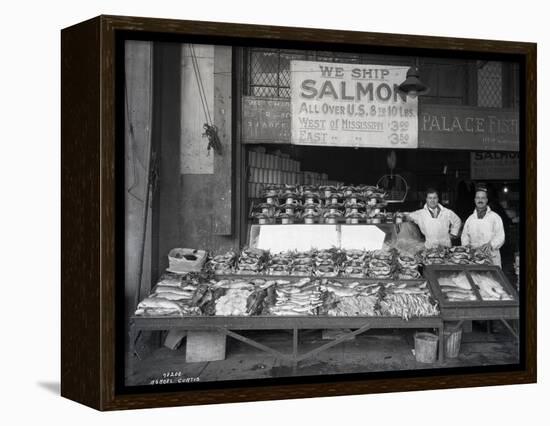 Palace Fish Market, Seattle, 1925-Asahel Curtis-Framed Premier Image Canvas