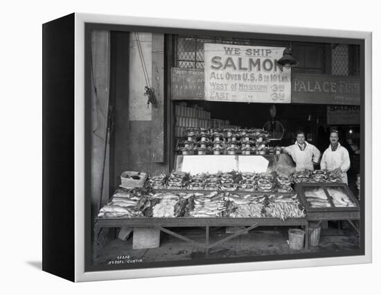 Palace Fish Market, Seattle, 1925-Asahel Curtis-Framed Premier Image Canvas