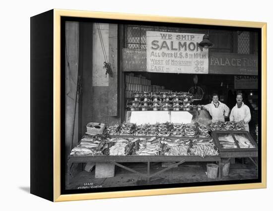 Palace Fish Market, Seattle, 1925-Asahel Curtis-Framed Premier Image Canvas