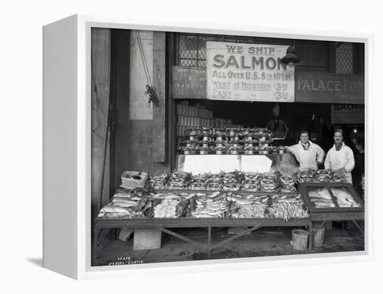 Palace Fish Market, Seattle, 1925-Asahel Curtis-Framed Premier Image Canvas