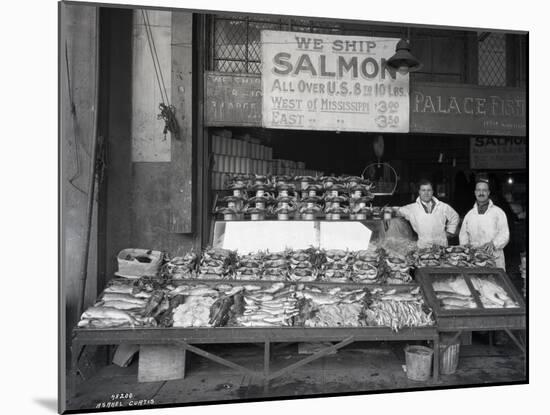 Palace Fish Market, Seattle, 1925-Asahel Curtis-Mounted Giclee Print