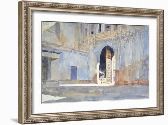 Palace Gate, Gujarat-Lucy Willis-Framed Giclee Print