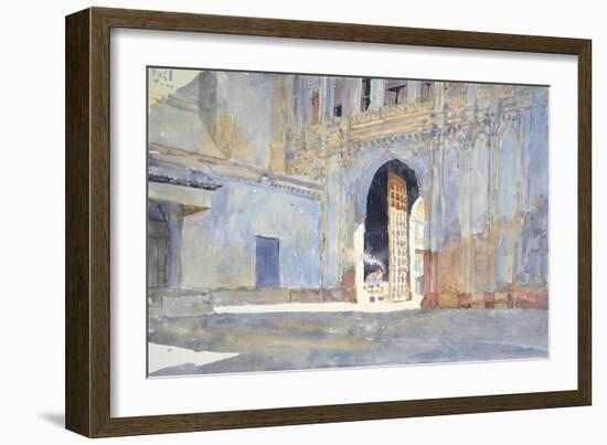 Palace Gate, Gujarat-Lucy Willis-Framed Giclee Print