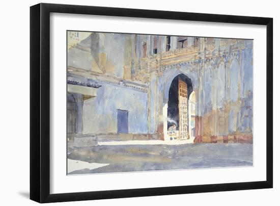 Palace Gate, Gujarat-Lucy Willis-Framed Giclee Print