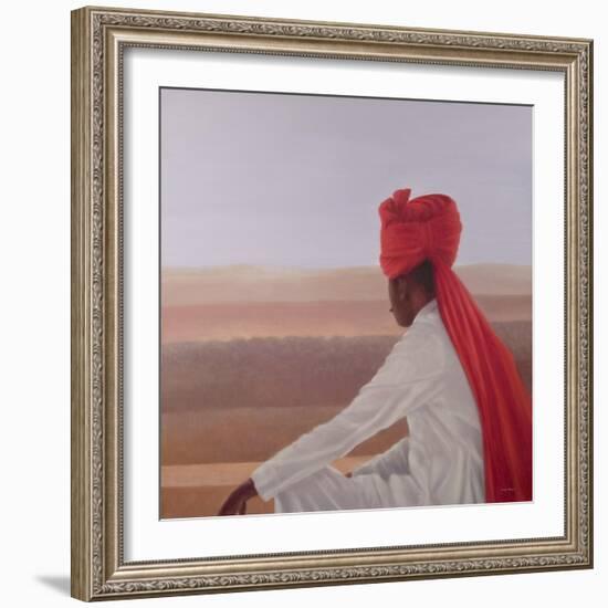 Palace Guard, Jaipur-Lincoln Seligman-Framed Giclee Print