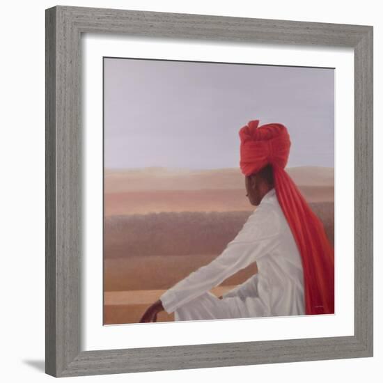 Palace Guard, Jaipur-Lincoln Seligman-Framed Giclee Print