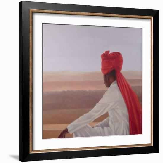 Palace Guard, Jaipur-Lincoln Seligman-Framed Giclee Print