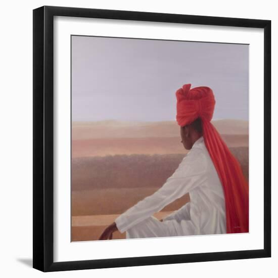 Palace Guard, Jaipur-Lincoln Seligman-Framed Giclee Print