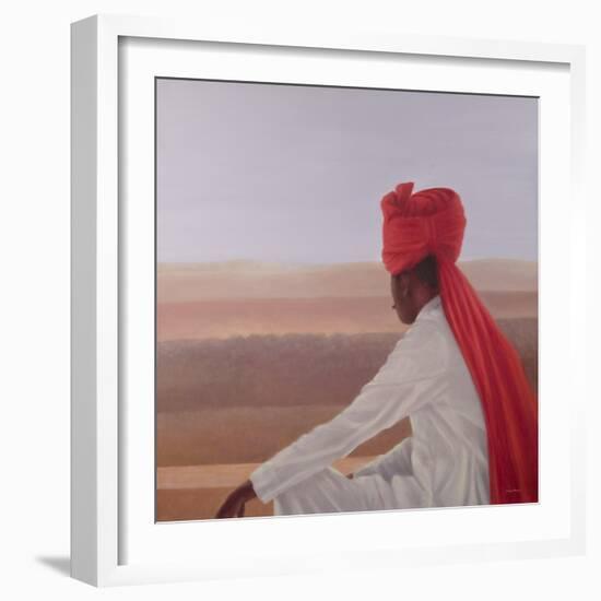 Palace Guard, Jaipur-Lincoln Seligman-Framed Giclee Print