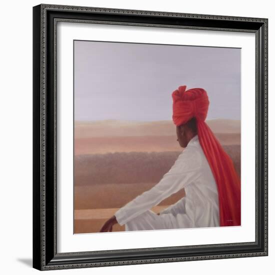 Palace Guard, Jaipur-Lincoln Seligman-Framed Giclee Print