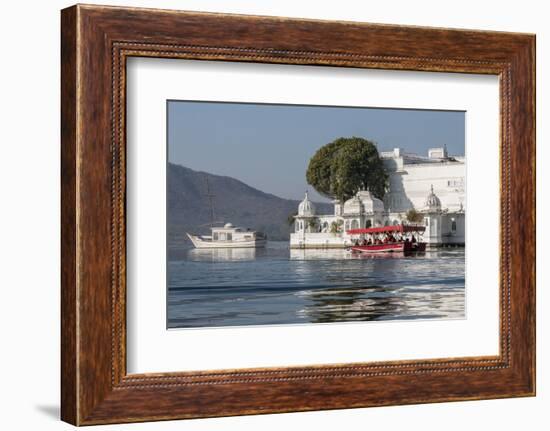 Palace Hotel. Jag Niwas. Lake Pichola. Udaipur Rajasthan. India-Tom Norring-Framed Photographic Print