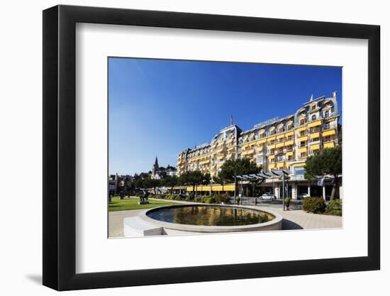 Palace Hotel, Montreux, Vaud, Switzerland, Europe-Christian Kober-Framed Photographic Print