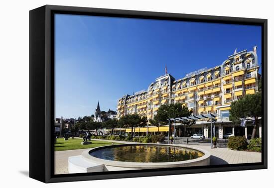 Palace Hotel, Montreux, Vaud, Switzerland, Europe-Christian Kober-Framed Premier Image Canvas