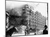 Palace Hotel on Fire after the Earthquake, San Francisco, California, c.1906-null-Mounted Photo