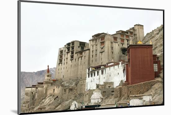 Palace in Leh with Lamo House Below. Ladakh, India, Asia-Thomas L-Mounted Photographic Print