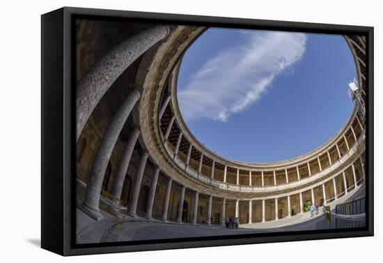 Palace of Charles V, Alhambra, Granada, Province of Granada, Andalusia, Spain-Michael Snell-Framed Premier Image Canvas