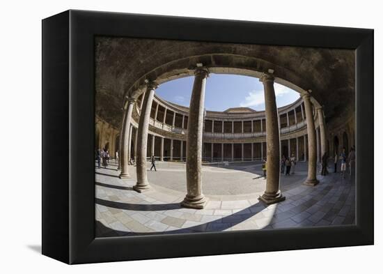 Palace of Charles V, Alhambra, Granada, Province of Granada, Andalusia, Spain-Michael Snell-Framed Premier Image Canvas
