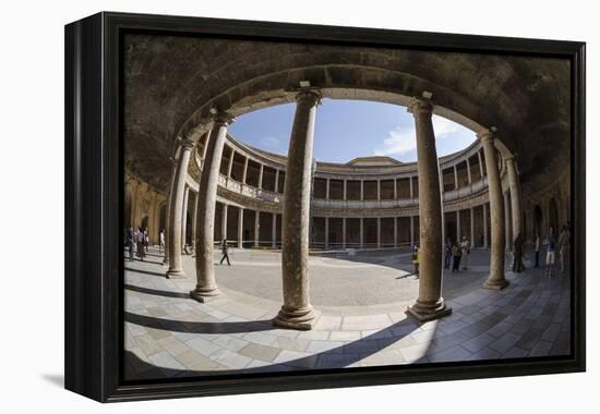 Palace of Charles V, Alhambra, Granada, Province of Granada, Andalusia, Spain-Michael Snell-Framed Premier Image Canvas