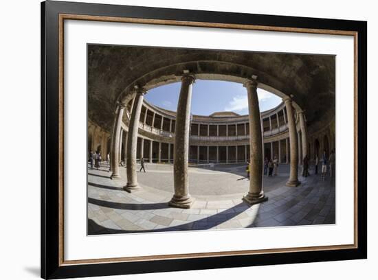 Palace of Charles V, Alhambra, Granada, Province of Granada, Andalusia, Spain-Michael Snell-Framed Photographic Print