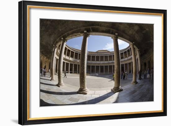 Palace of Charles V, Alhambra, Granada, Province of Granada, Andalusia, Spain-Michael Snell-Framed Photographic Print