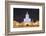 Palace of Culture and Science at Night, Warsaw, Poland, Europe-Christian Kober-Framed Photographic Print