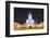 Palace of Culture and Science at Night, Warsaw, Poland, Europe-Christian Kober-Framed Photographic Print