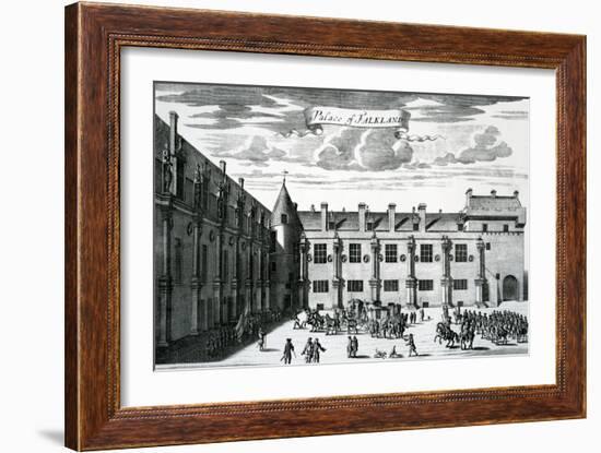 Palace of Falkland, from 'Theatrum Scotiae' by John Slezer, Published 1693-John Slezer-Framed Giclee Print