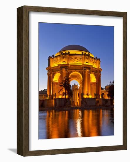 Palace of Fine Arts at Dusk in San Francisco, California, Usa-Chuck Haney-Framed Photographic Print