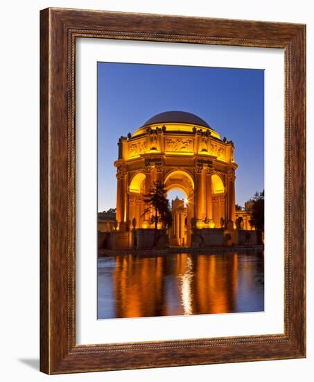 Palace of Fine Arts at Dusk in San Francisco, California, Usa-Chuck Haney-Framed Photographic Print