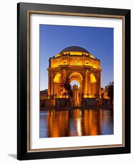 Palace of Fine Arts at Dusk in San Francisco, California, Usa-Chuck Haney-Framed Photographic Print