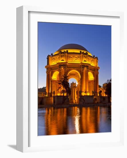 Palace of Fine Arts at Dusk in San Francisco, California, Usa-Chuck Haney-Framed Photographic Print