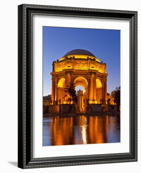 Palace of Fine Arts at Dusk in San Francisco, California, Usa-Chuck Haney-Framed Photographic Print