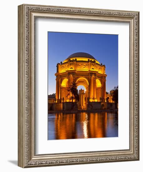 Palace of Fine Arts at Dusk in San Francisco, California, Usa-Chuck Haney-Framed Photographic Print